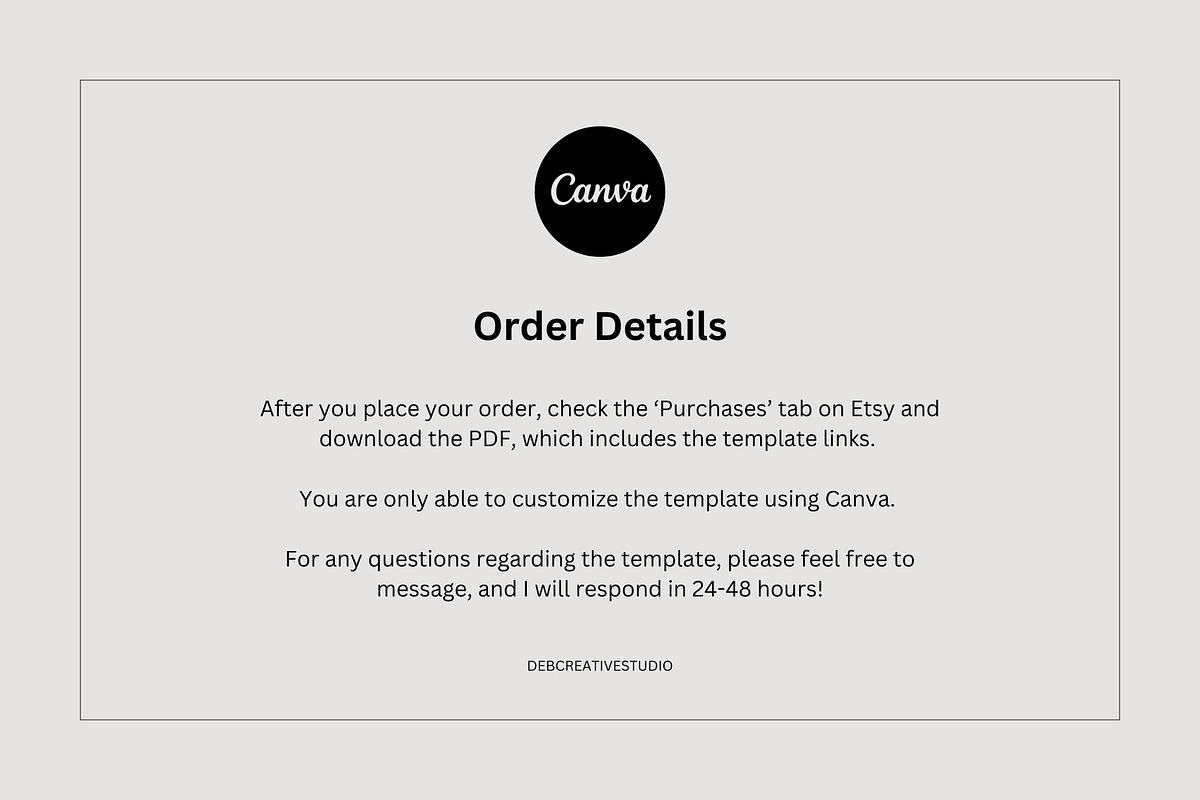E-commerce Instagram Canva Templates, a Social Media Template by Deb Creative Studio (Photo 9 of 10)