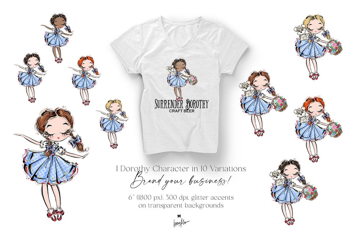 The Wonderful Wizard of Oz Clipart, a Stationery Template by KaramfilaS (Photo 2 of 7)