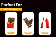 Product Packaging 3D Icon Pack, a Food & Drink 3D Model by novia99design (Thumbnail 3 of 6)