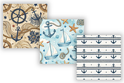 Nautical Anchor Rope Stripe Paper, a Pattern Graphic by FloridPrintables (Thumbnail 3 of 10)