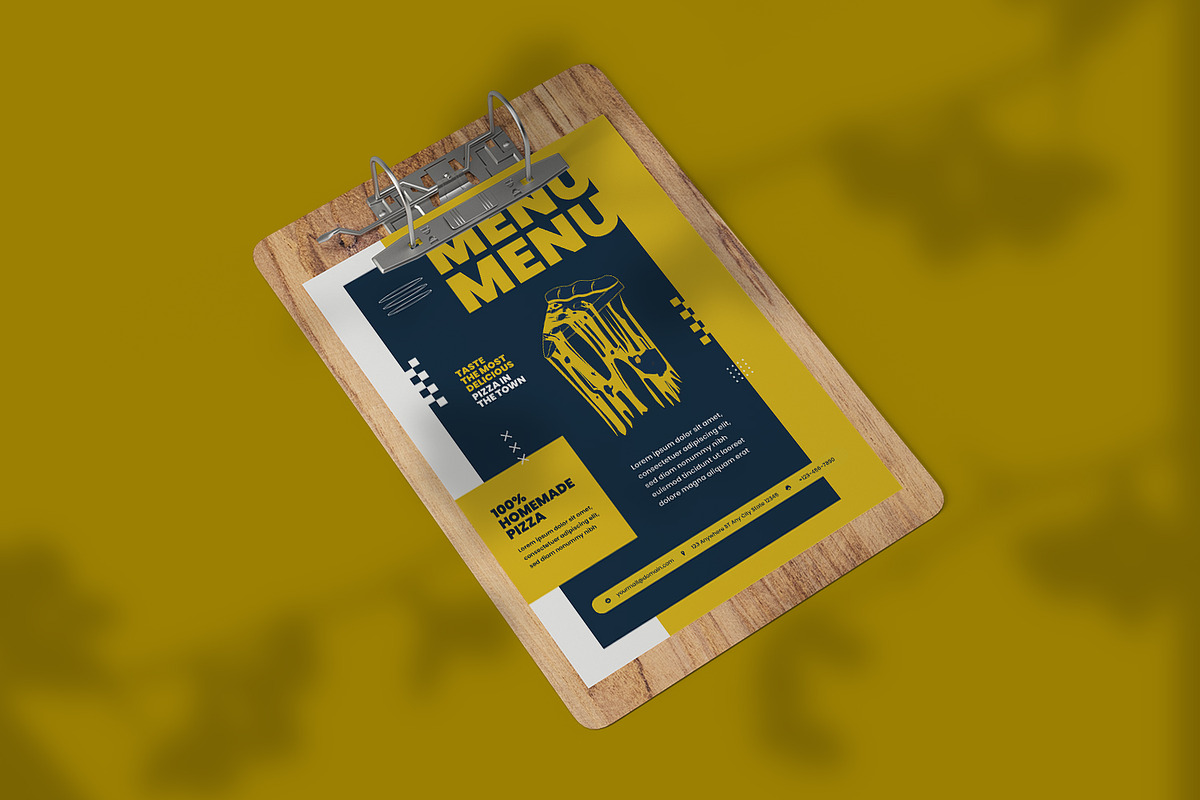 Urban - Menu, a Print Template by VUNIRA (Photo 2 of 3)