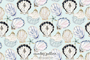 Luxury shell pattern, a Pattern Graphic by Pink Studio Art (Thumbnail 1 of 4)