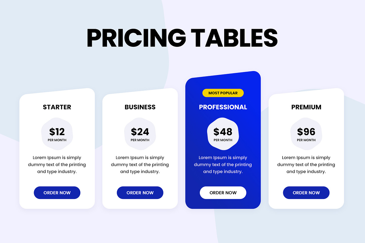 Pricing Tables, a Templates & Theme by Youme Techworld (Photo 1 of 4)