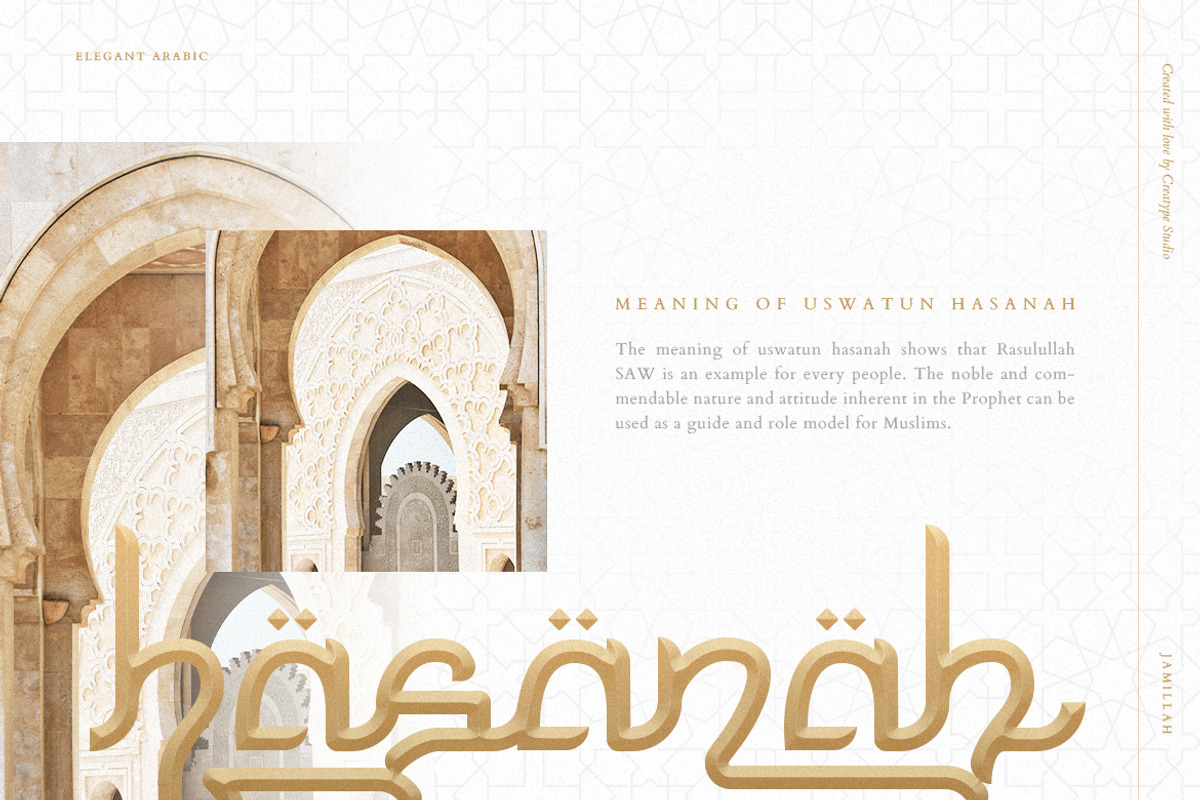 Jamillah Elegant Arabic, a Font by Creatype Studio