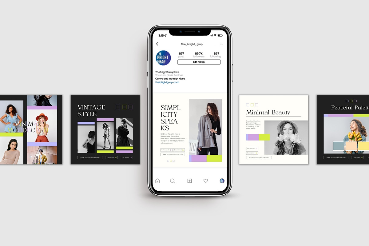 150 Animated Canva Instagram Pack, a Social Media Template by TheBrightGrap (Photo 8 of 11)