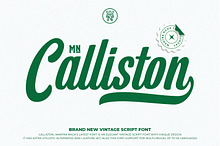 MN Calliston - Vintage Script Font