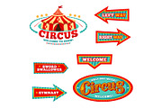 Chapiteau circus, carnival signs, an Object Illustration by Vector Tradition (Thumbnail 2 of 3)