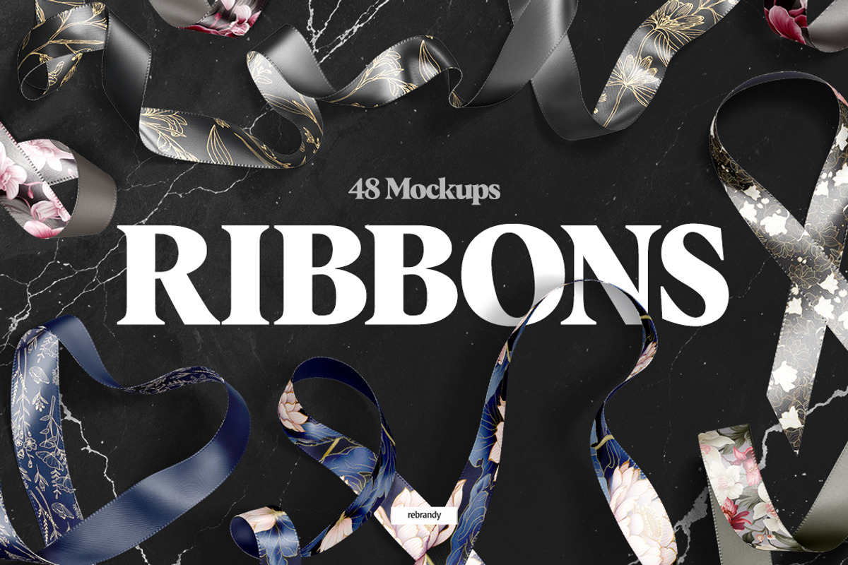 Ribbon Mockups Bundle, a Packaging Mockup by rebrandy (Photo 1 of 15)