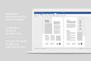 Case Study MS Word & Indesign