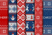 Knitted Christmas Patterns, a Pattern Graphic by JuliaMalinovskaya (Thumbnail 5 of 10)