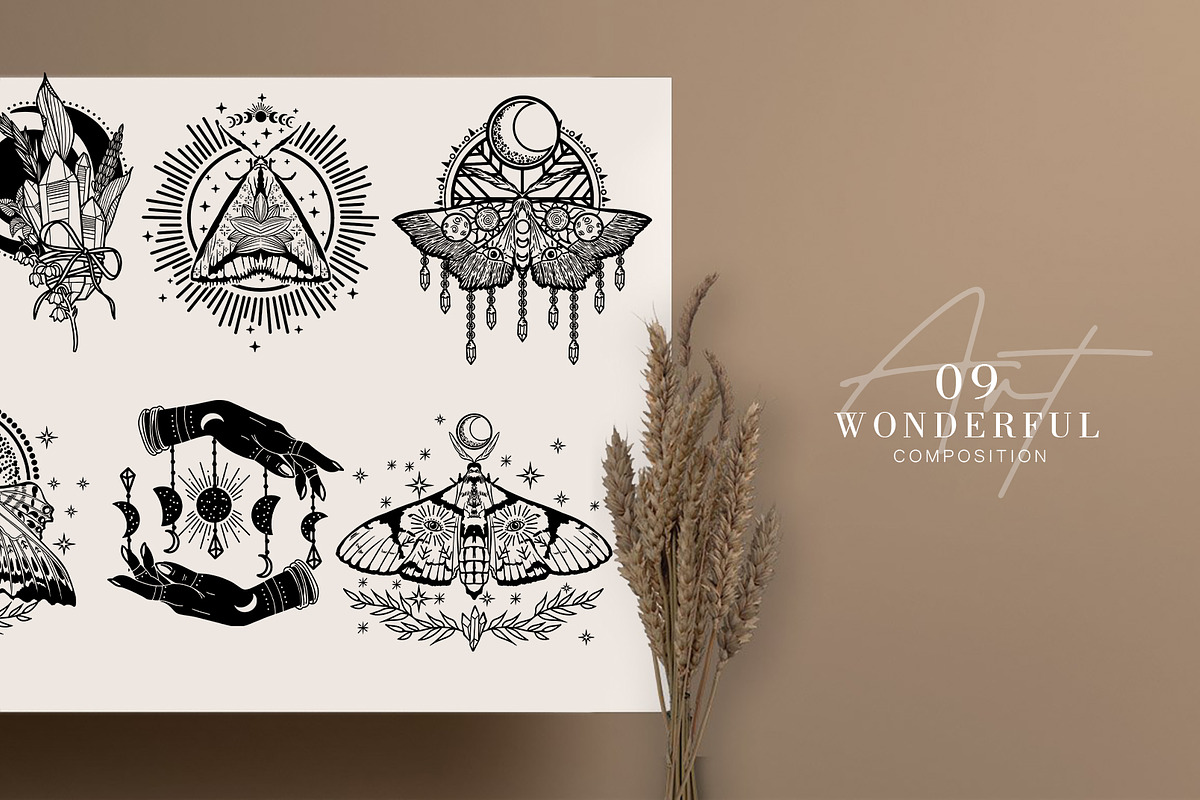 Mystical Moth, an Illustration by Luiz da Rolt Grathwohl (Photo 3 of 8)