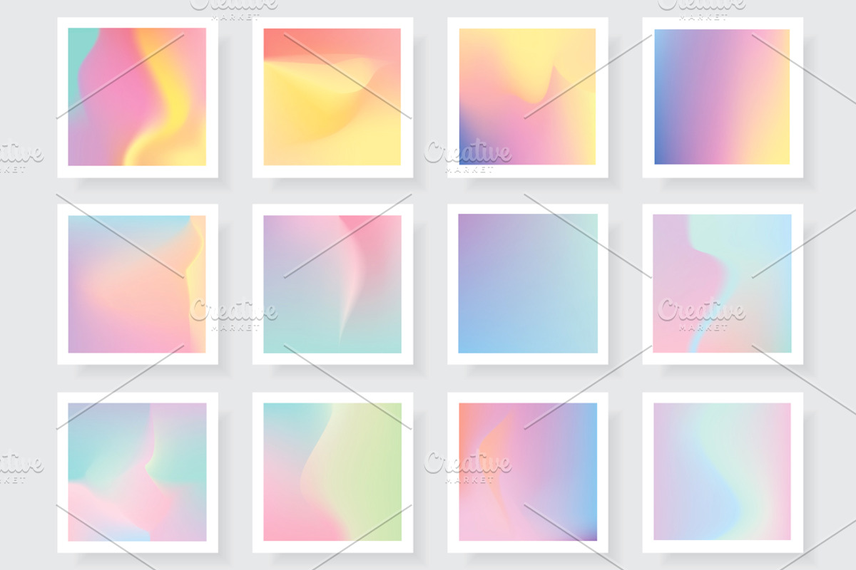 Holographic gradients, a Texture Graphic by Polar Vectors (Photo 14 of 17)