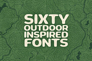 Outdoors Font Bundle - 60 Fonts!, a Serif Font by HipFonts (Thumbnail 2 of 13)