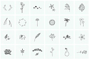 150 Hand Drawn Elements -Nature, an Animal Illustration by Michael Rayback Design (Thumbnail 7 of 22)