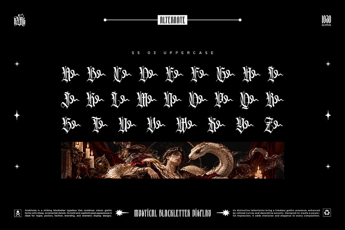 Anakfonta Typeface, a Blackletter Font by alit design (Photo 17 of 20)