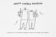 Naive Coffee Doodles, a Food Illustration by Veyla (Thumbnail 2 of 16)
