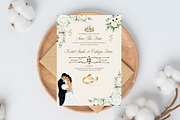 Watercolor Wedding Clipart Set, an Illustration by CropUp Creative (Thumbnail 5 of 5)