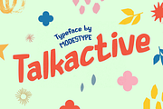 Talkactive - Comic Kids Font, a Sans Serif Font by Modestype Studio (Thumbnail 1 of 10)