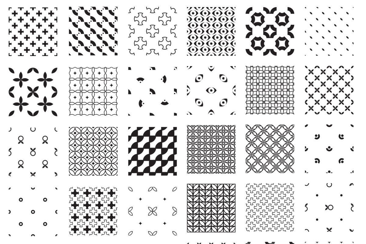Autumn Geometric Seamless Patterns, a Pattern Graphic by KomannaArt (Photo 3 of 8)