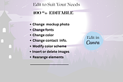 Halloween Door Hanger Real Estate, a Stationery Template by SassyCorners (Thumbnail 5 of 10)