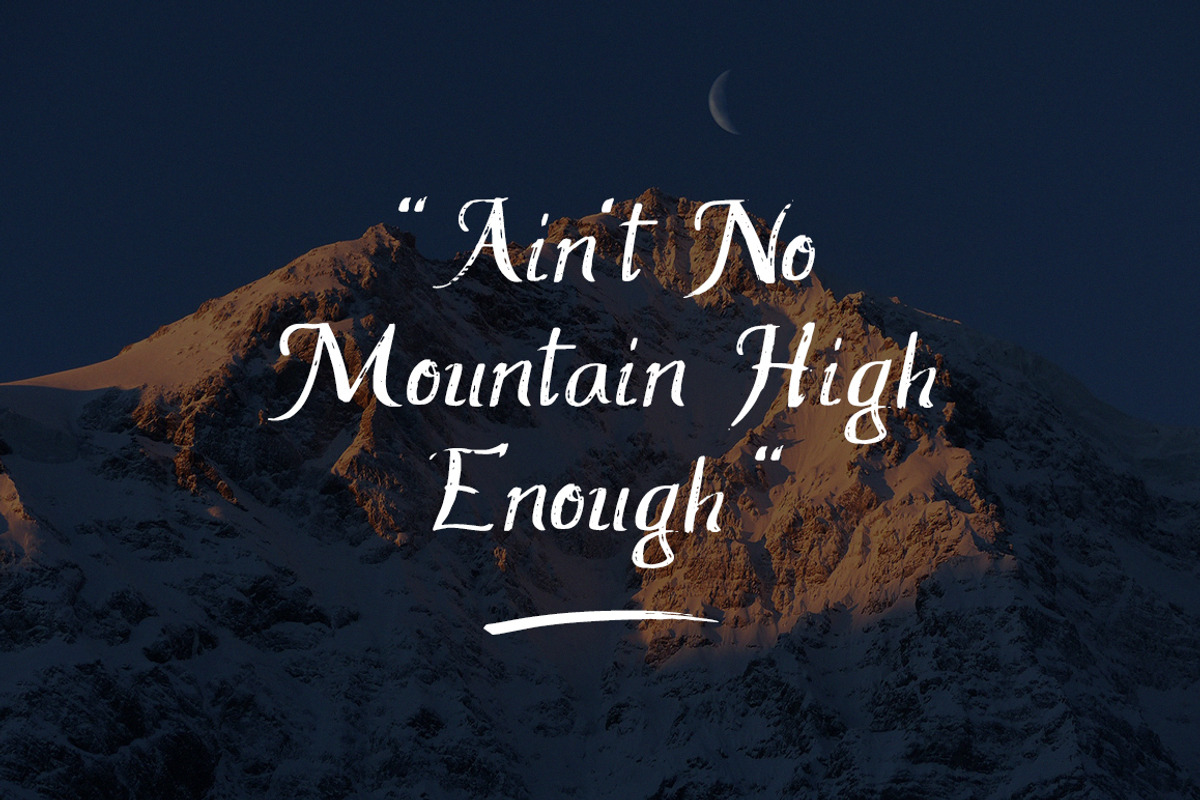 ProbablyNot - brush script, a Script Font by DwP (Photo 5 of 6)