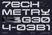 GR GEA – Tech Display Typeface, a Sans Serif Font by Garisman Std (Thumbnail 10 of 19)