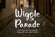 Wiggle Parade | Hand Drawn Playful, a Handwritten Font by gracetype_studio (Thumbnail 1 of 12)