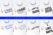 Big Bundle-Feminine Graphic Tees, a Background Graphic by iloladesign (Thumbnail 17 of 36)