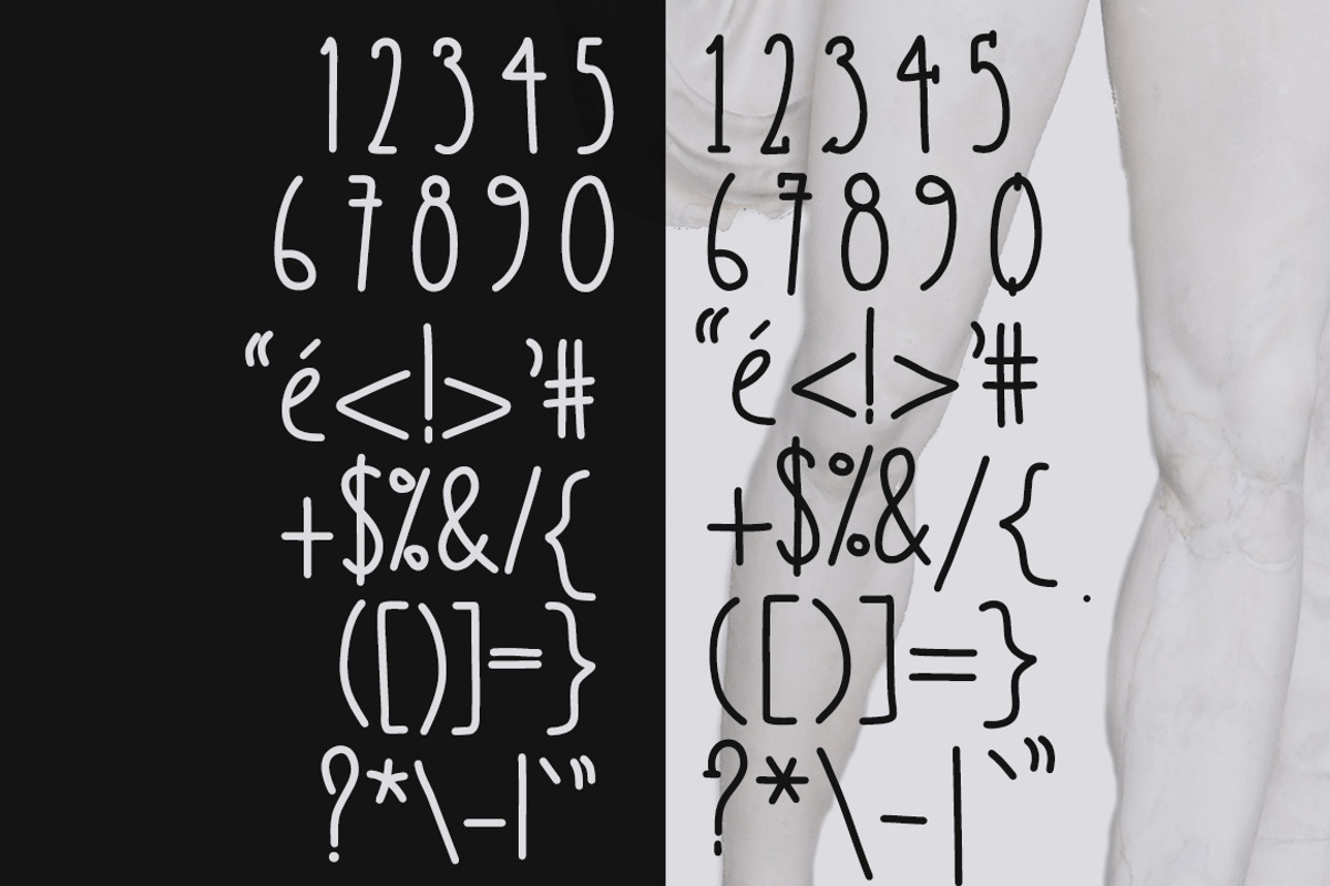 Take It or Leave It - 3 font family preview 5