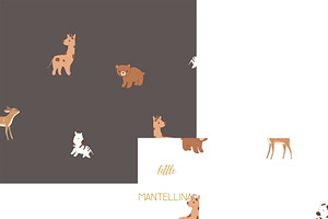 Kids textile pattern