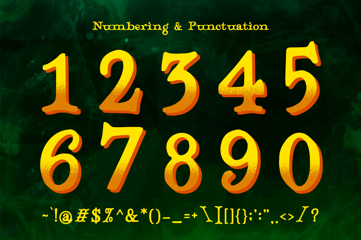 Spirit Witch - A Fun Halloween Font, a Handwritten Font by Pandeka Studio (Photo 8 of 9)