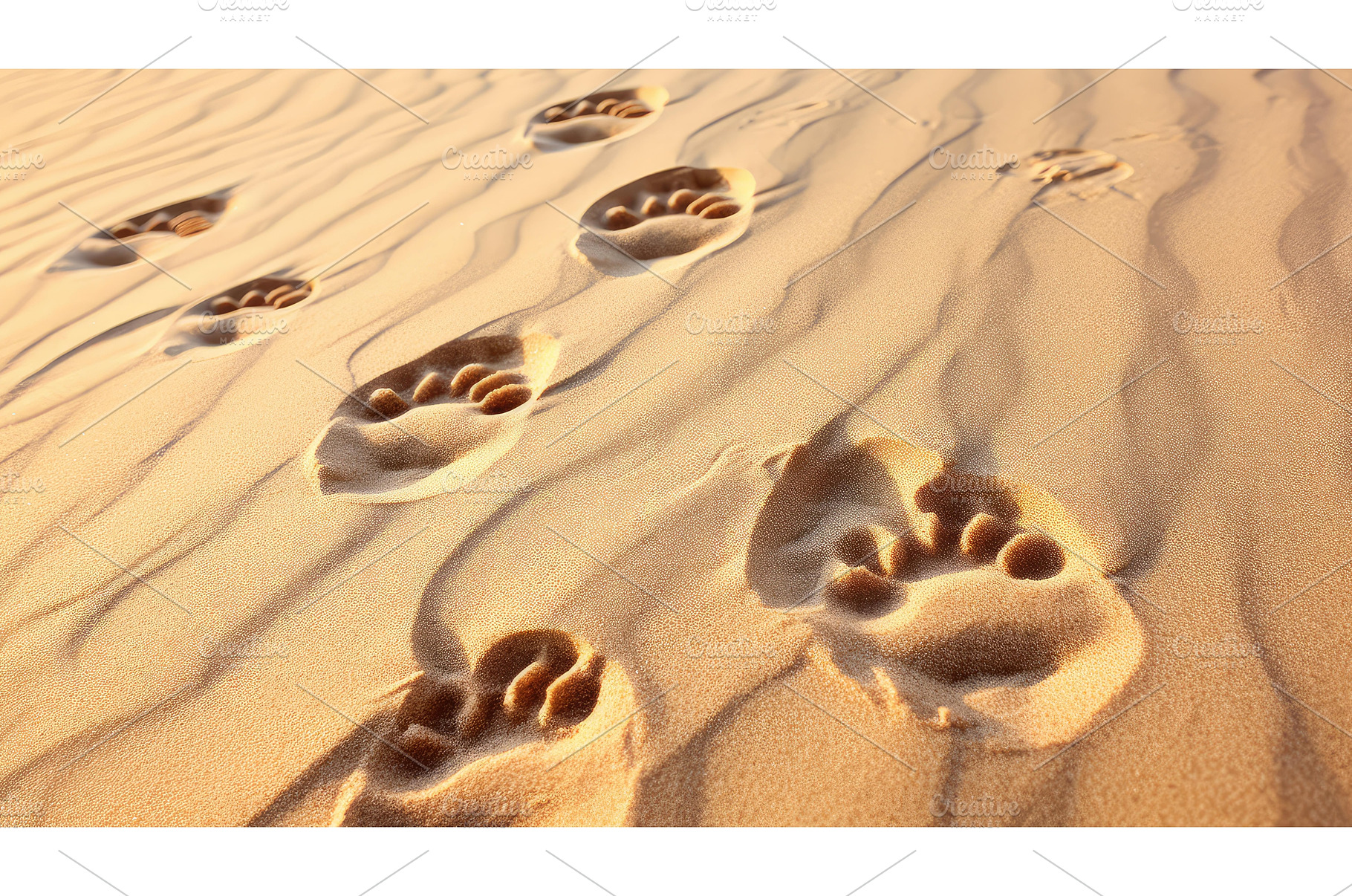pet dog foot print ai generated, an Animal Photo by pikepicture