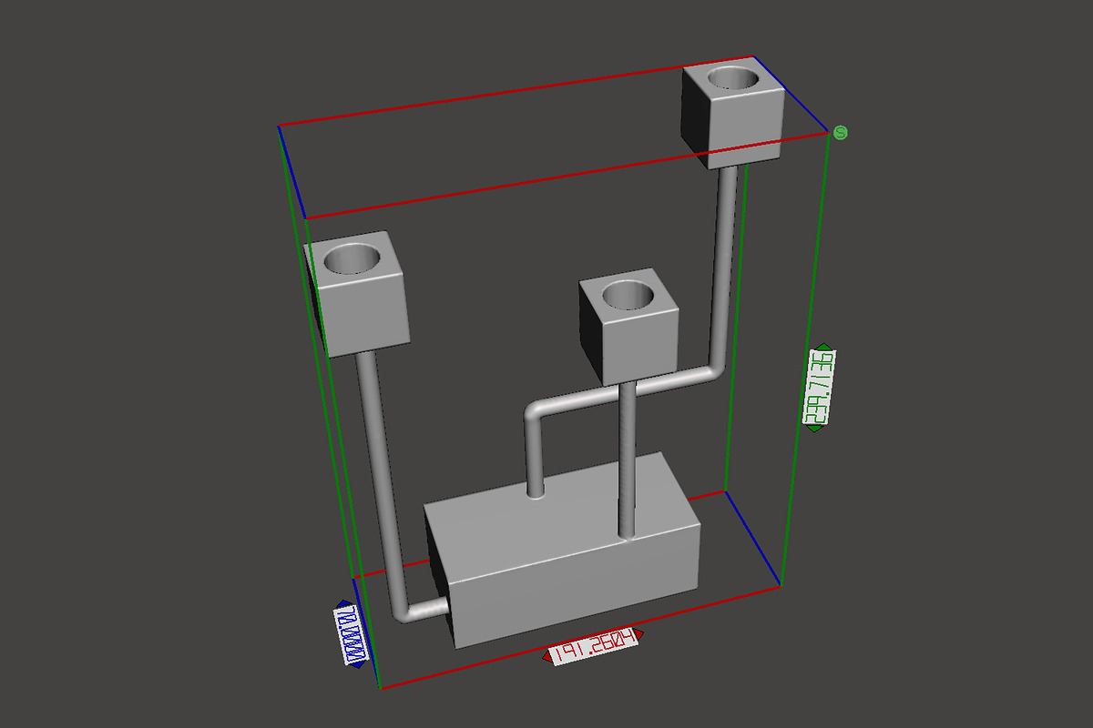 5 Сubic Candelabrum 3D Printing Set, an Object 3D Model by Kseniya-Omega (Photo 8 of 12)