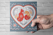SCANDINAVIAN MOTIFS. Vector Set, an Animal Illustration by Irina Skaska (Thumbnail 8 of 13)