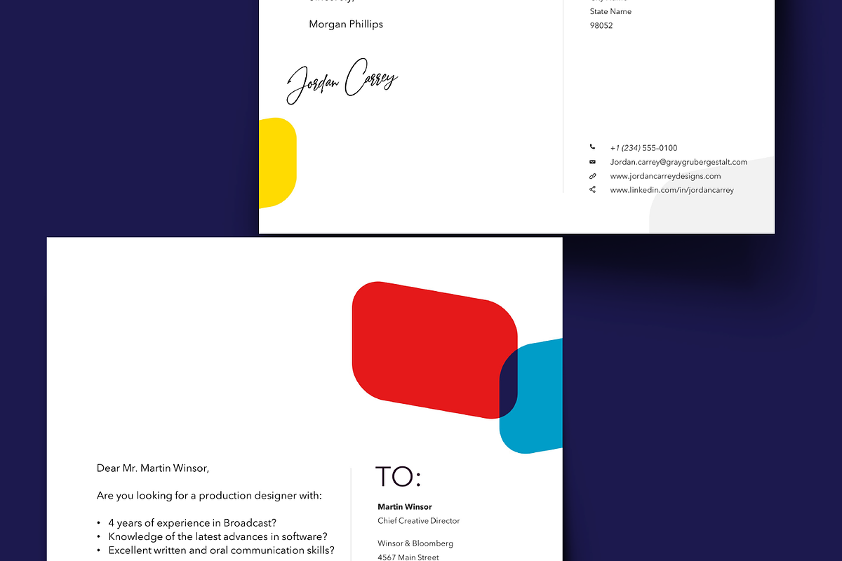 Colorful Resume Set, a Resume Template by Knockout Prezo (Photo 8 of 10)