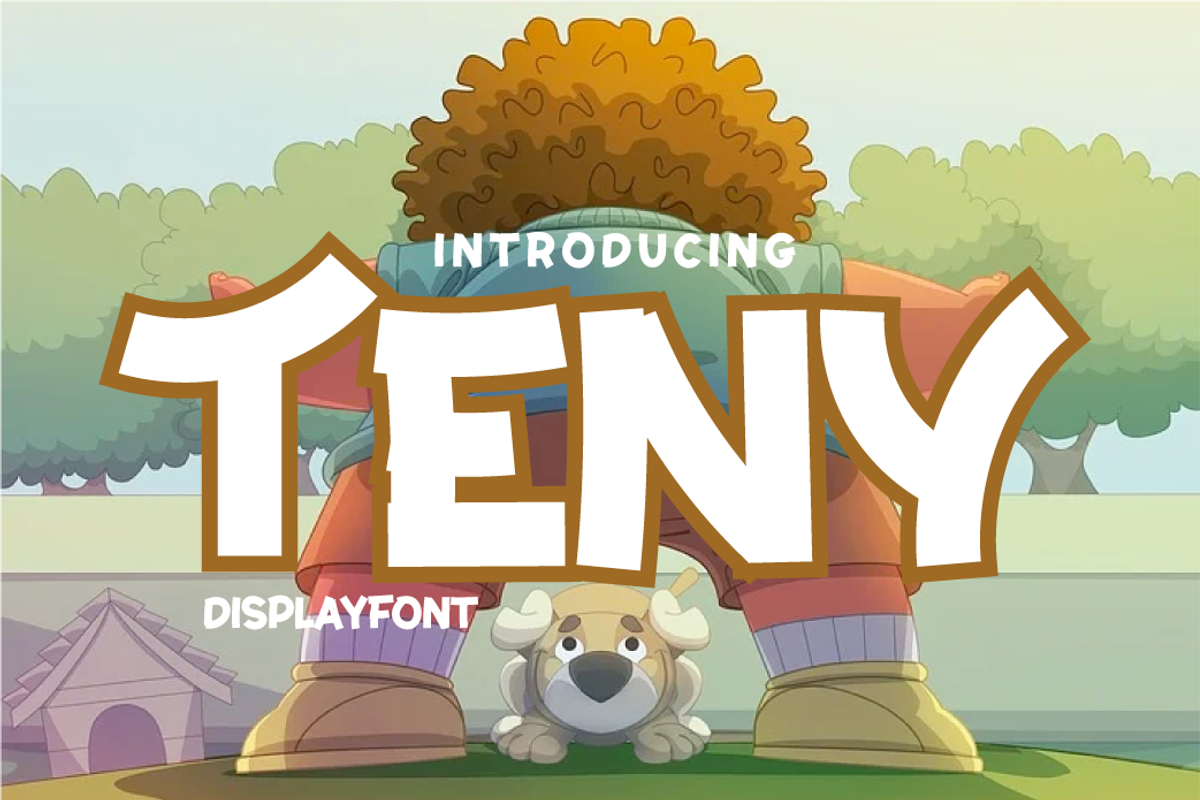 Teny, a Sans Serif Font by twinstd (Photo 1 of 11)
