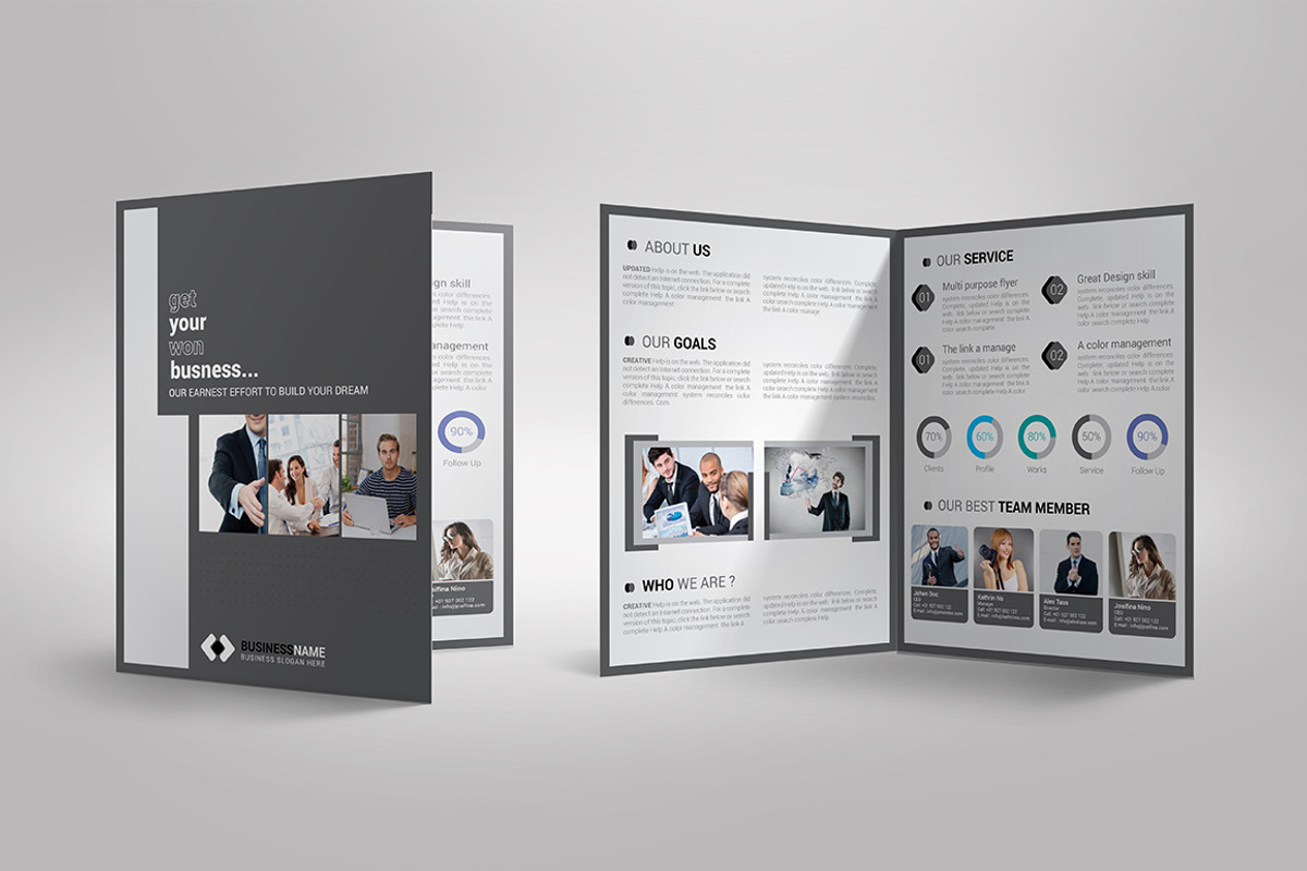 Bi-Fold Brochure Template, a Brochure Template by ideaz_sabbir (Photo 4 of 6)