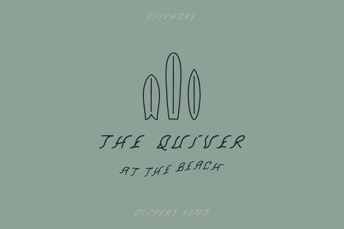 Offshore Display Font, a Font by Studio Alexander (Photo 4 of 7)