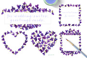 Sweet Violets, an Illustration by watercolorwild.graphics (Thumbnail 5 of 8)