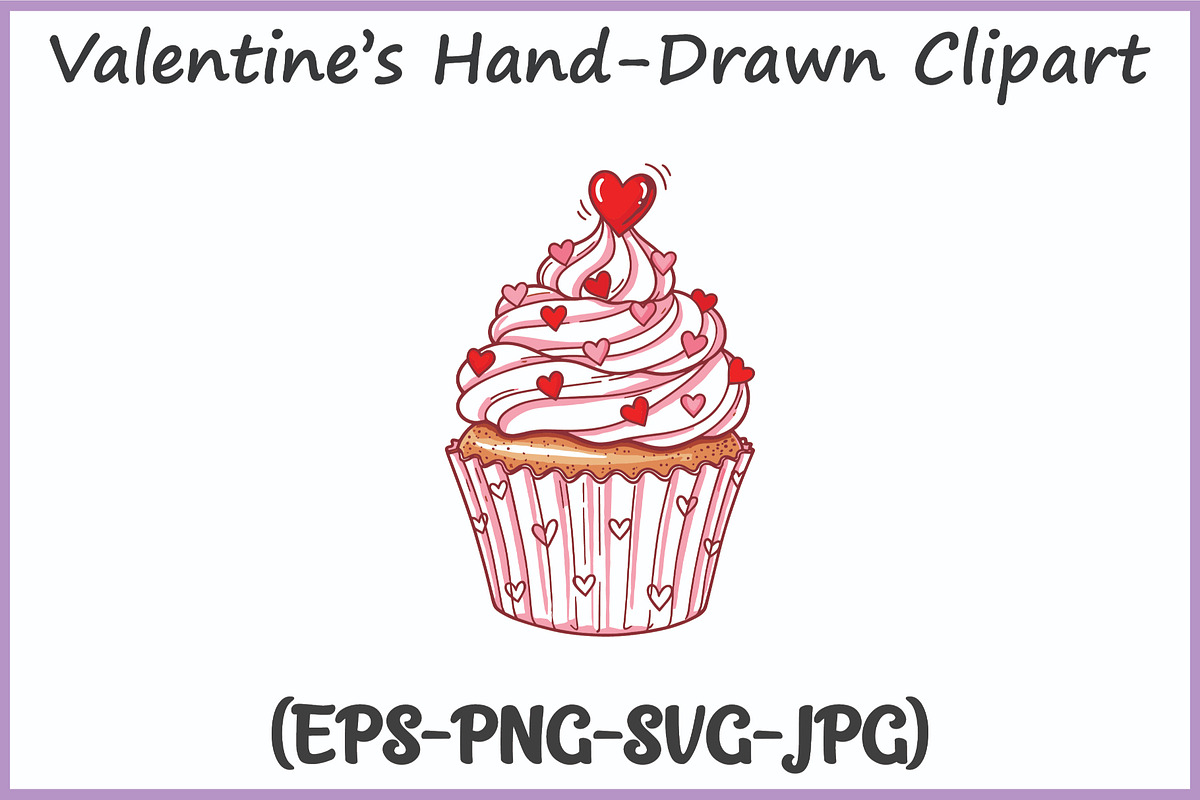 Valentines Doodle Clipart SVG Bundle, a Seasonal Illustration by Gfx Expert Team (Photo 4 of 15)