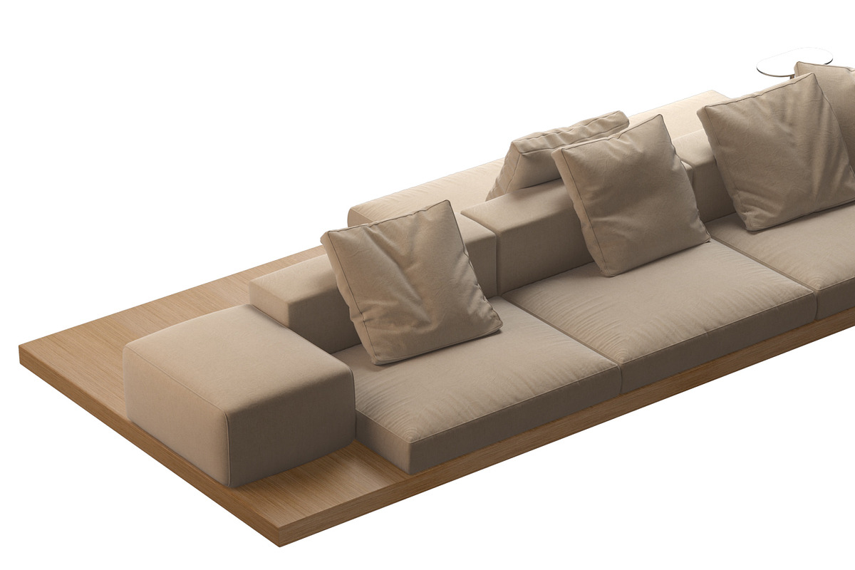 Dock Sofa by B&B Italia, a Furniture 3D Model by NOMODOL (Photo 8 of 9)
