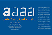 Cielo Font Family - in Opentype, a Sans Serif Font by Wilton Foundry (Thumbnail 1 of 5)