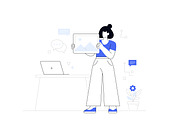 Minimalist Corporate Illustrations, an Illustration by SaurabhSharma (Thumbnail 9 of 11)