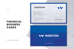 Financial Business Card