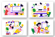 10 Online Course Certificate Program, a Person Illustration by denayunebgt (Thumbnail 3 of 4)