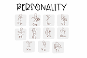 Personality| Symbols Fonts, a Symbol Font by Sirinart (Thumbnail 3 of 6)