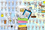 Chef ~ Cartoon Character Set, a Food Illustration by The Toon Company (Thumbnail 3 of 6)