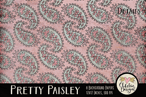 Pretty Paisley Patterned Backgrounds