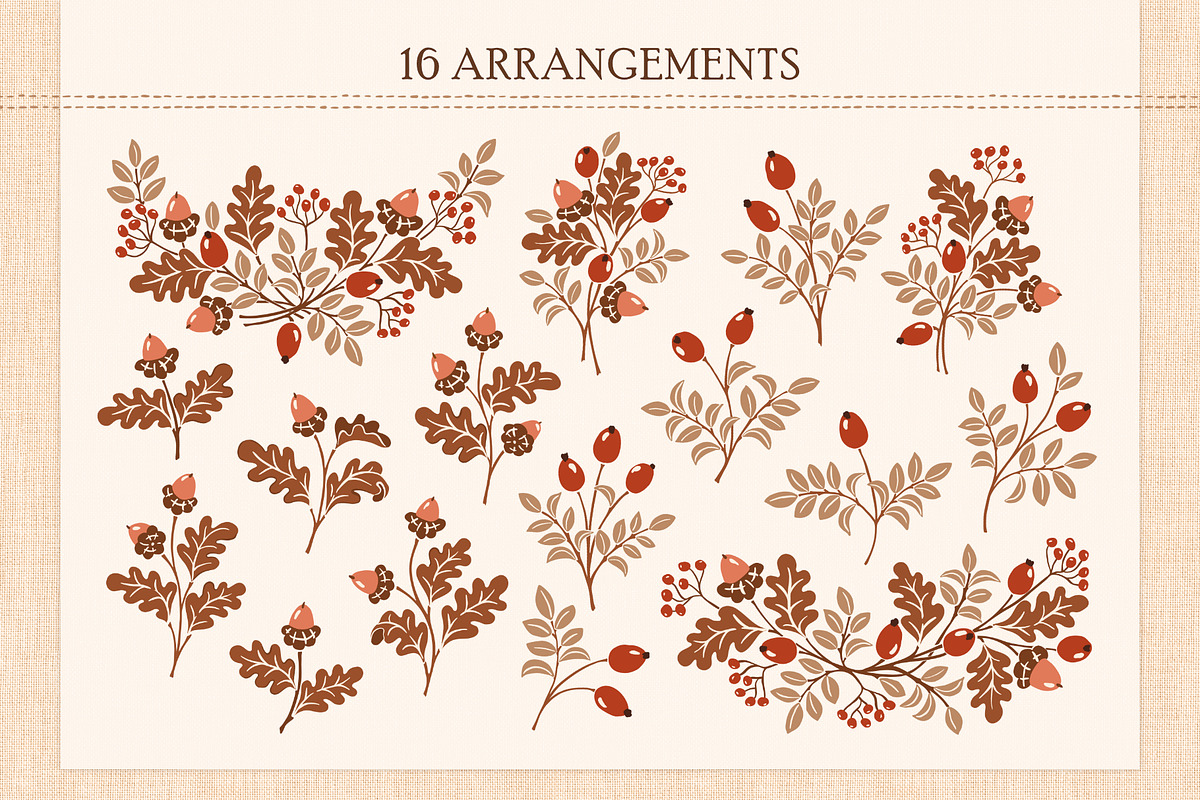 Heritage Autumn Pattern Collection, a Pattern Graphic by PATTERNS etc. (Photo 8 of 11)