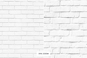 Seamless White Brick Textures, a Texture Graphic by Aurora Graphics (Thumbnail 3 of 5)